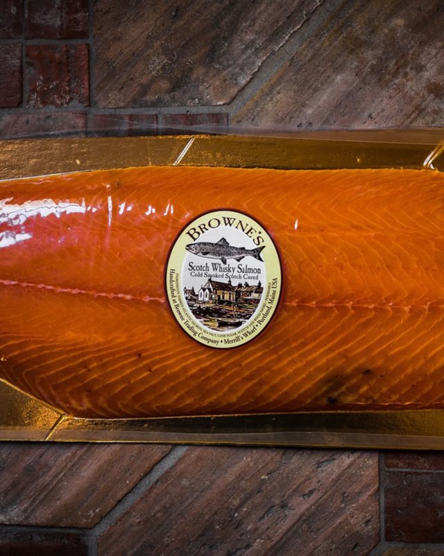 Scotch Cured Smoked Salmon, 2.5 lb. Gift Box